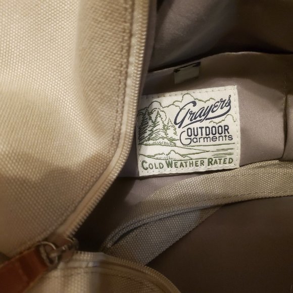 Grayers Canvas Duffel Bag Frost Gray - Picture 4 of 5